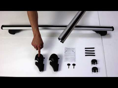 Roof rack cross bars Omtec Bold Bar V2, black color, dedicated for HYUNDAI TUCSON 4 IV SUV 20-