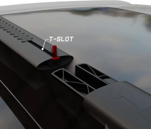 Set nu transversal portbagaj de tip Wingbar, TRX2+-98-102, Culoare neagră, dédié pour BMW X4 M 2019-